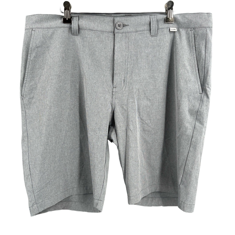 Travis Mathew Men’s Gray Stretch Hybrid Shorts Golf Casual Performance Sz‎ 38